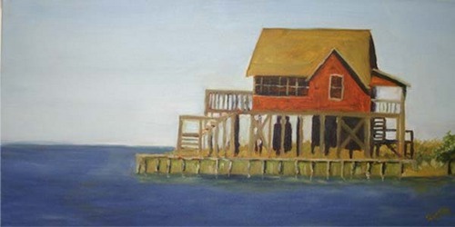 Painting-Seascape-Soundside Rodanthe