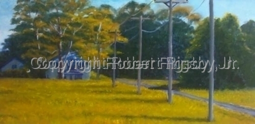 Painting-Landscape-October Soybean Field