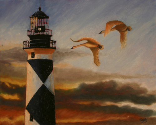 Painting-Seascape-Cape Lookout Dawn