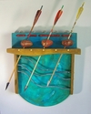 Sculpture--Wood-AssemblageSt. Michael And The Dragon #6