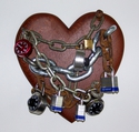 Sculpture--Found Objects-AssemblageLock Fetish #2