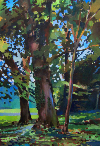 Painting-Landscape-Lopsided Tree at Emo Court