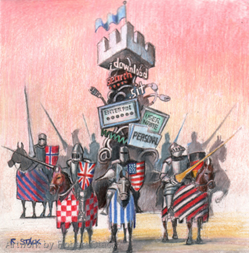 Illustration-Guarding Cyberspace