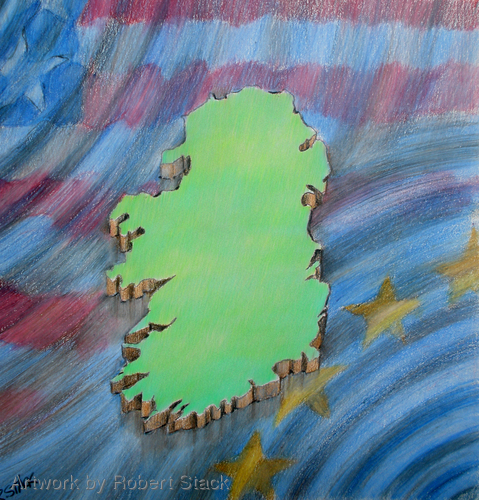 Illustration-Making Waves: America. vs. Europe