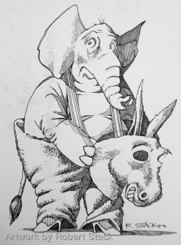 Illustration-Crossdressing Republicans
