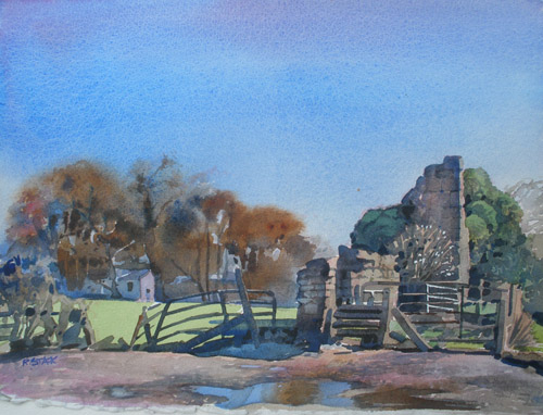 Painting-Landscape-Farm in Killeigh