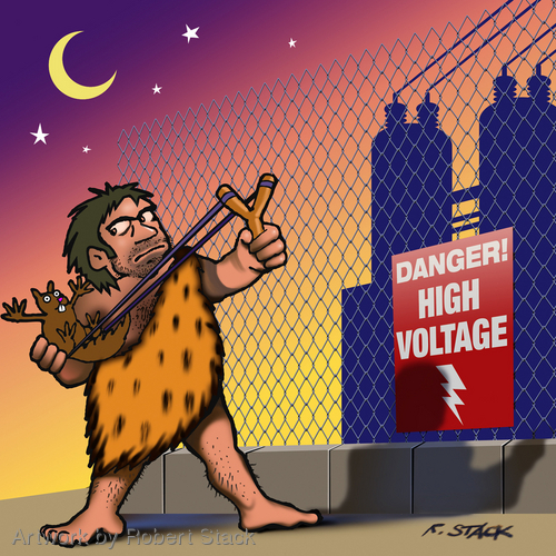 Illustration-Caveman Sabotage