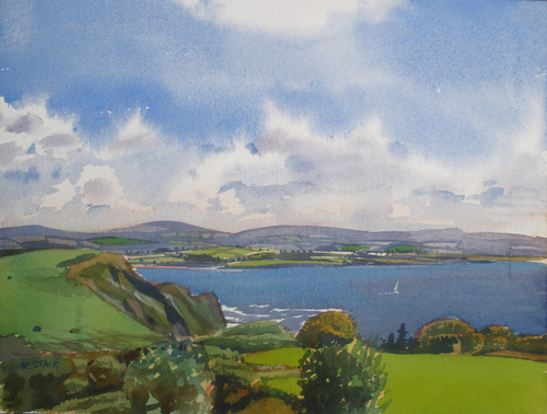 Painting-Sailboat on Bantry Bay