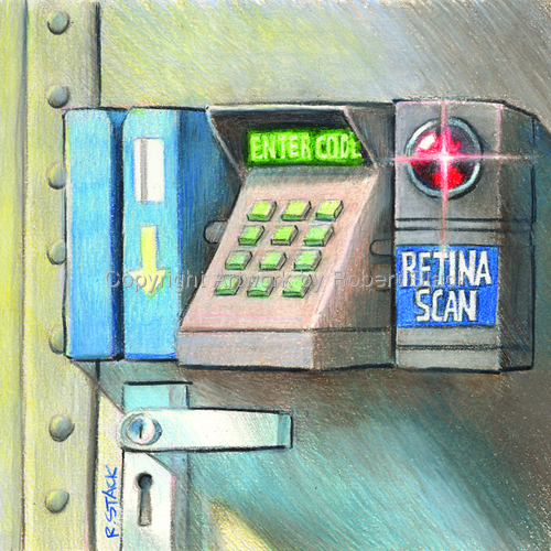 Illustration-Secure Door