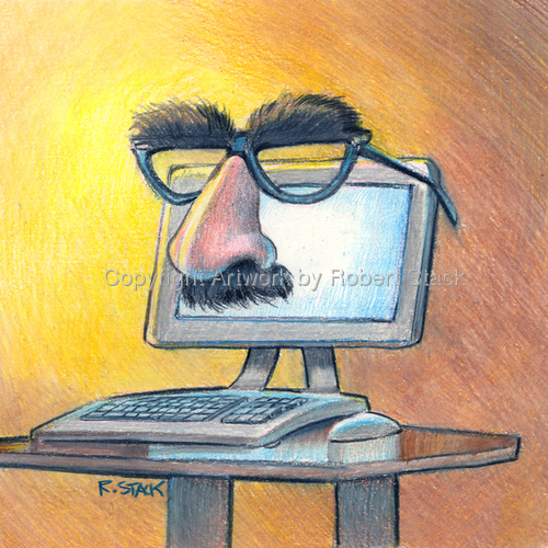 Illustration-Computer in Disguise