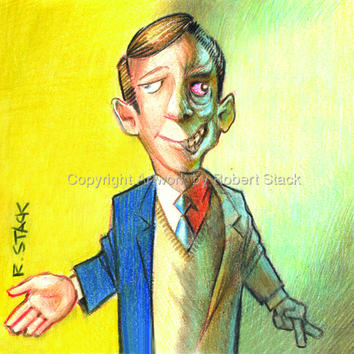 Illustration-Two Faced Salesman