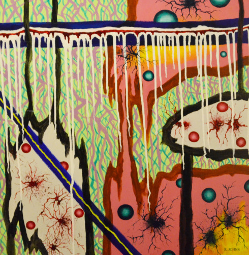 Painting-Abstract-Life's Implosions