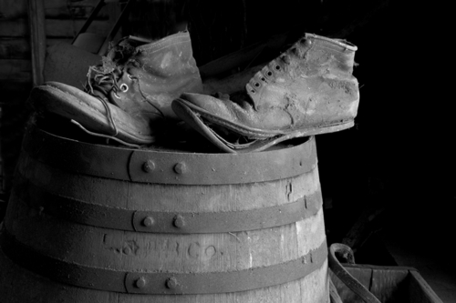 Photography-Still Life-Boots & barrel