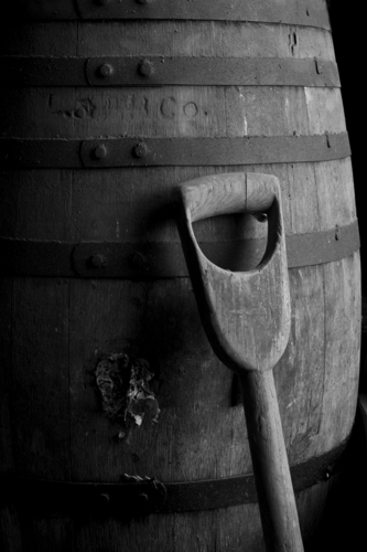 Photography-Still Life-Barrel & Shovel