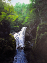 Painting--Oil-LandscapeDEVIL'S FORK FALLS, LAKE JOCASSEE