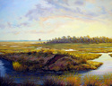 Painting--Oil-LandscapeEvening on the Marsh