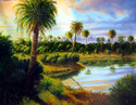 Painting-Jenkins Point Sunset, #2