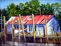 Painting--Oil-LandscapeAdam's Creek Seafood Shack