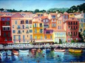 Painting--Oil-LandscapeVille Franche