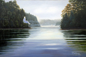 Painting-Lake Keowee: Early Morning Mist
