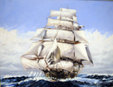 Painting-My Second Clipper Ship (age 20)