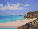Painting--Oil-LandscapeA DAY IN PARADISE