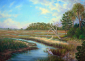 Painting--Oil-AnimalsSpringtime on the Marsh
