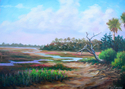 Painting--Oil-LandscapePlein Air Study, Spring Marsh
