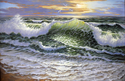 Painting--Oil-LandscapeThe Big Wave