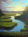Painting--Oil-LandscapeSummer Marsh
