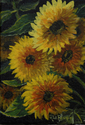 Painting--Oil-BotanicalSUNFLOWERS 2