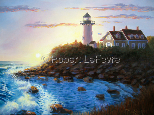 Painting-Landscape-Off the Coast of Falmouth