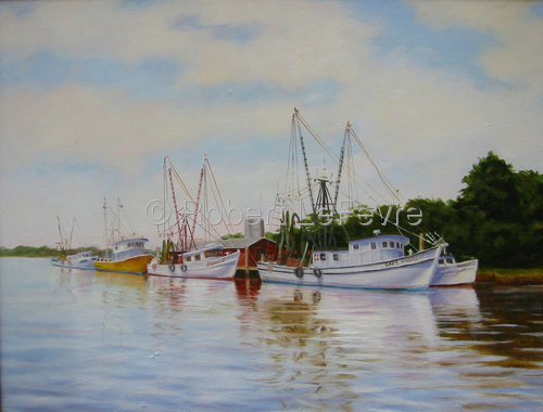 Painting-Seascape-Cherry Point Line Up