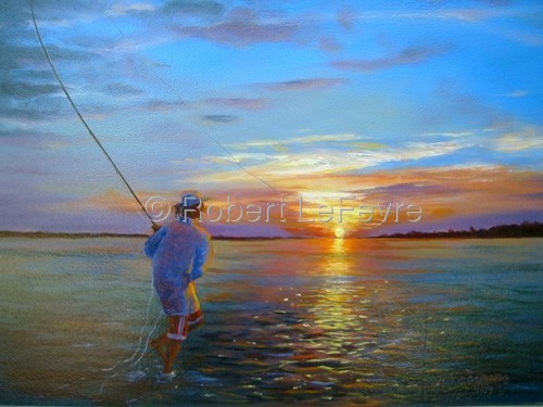 Painting-Seascape-The Last Cast, Exuma