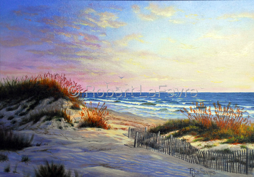 Painting-Landscape-NORTH BEACH EVENING