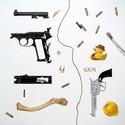 Painting--Watercolor-FigurativeHappy, Happy Gun