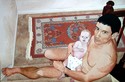Painting--Acrylic-FigurativeFather and Daughter