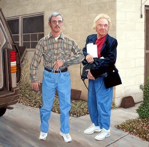 Painting-Figurative-Leaving Home at 47