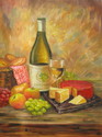 Tuscany Table w/cheese and fruit