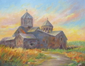 Monastery at Sunset