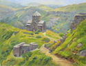 Morning Light at Amberd