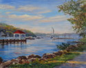 Before Sunset at Northport, LI  
