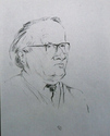 Ross Skoggard - Portrait Drawing charcoal,paper,figure,male,toronto,portrait - Portrait Drawing