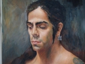 RAVEN,MALE MODEL NEW MEXICO -  Painting