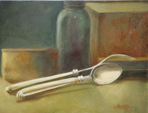 Painting-Still Life-Spoon Suite 1