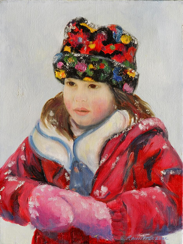 Painting-Portrait-Eliza In Winter