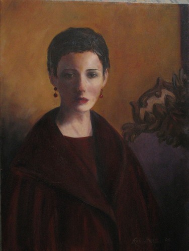 Painting-Portrait-December - Woman in Red