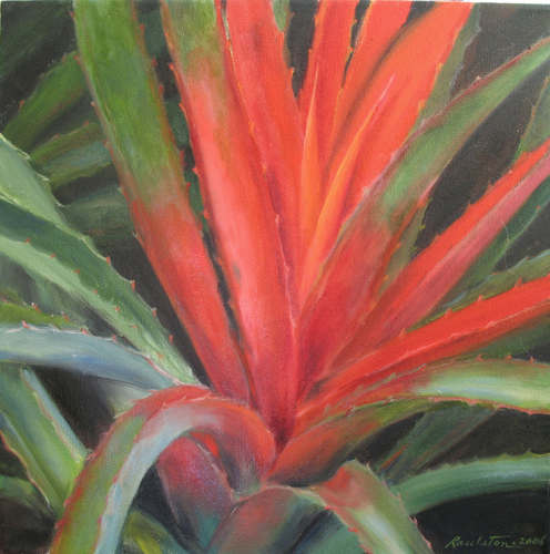 Painting-Red Heart Agave