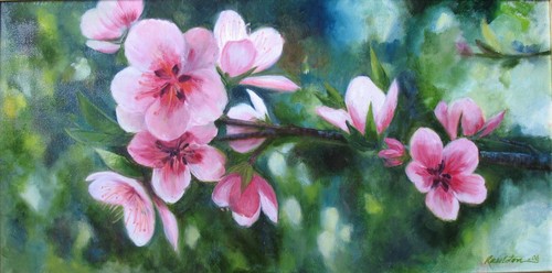 Painting-Floral-Peach Blossoms