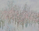 Rebecca Gomez - Allegorical Painting painting, acrylic painting, tree, trees in winter - Allegorical Painting